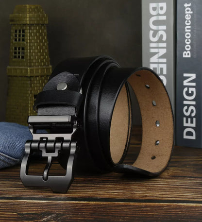 Genuine leather belts for men dress pants