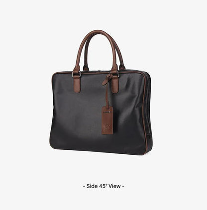 Leather Business Travel Shoulder Bag