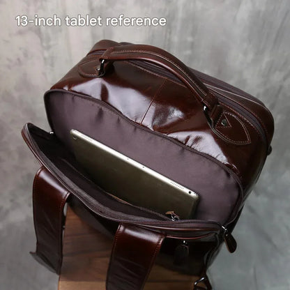 Real Exotic Leather Backpack Laptop