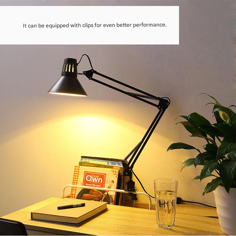 American adjustable iron floor work lamp