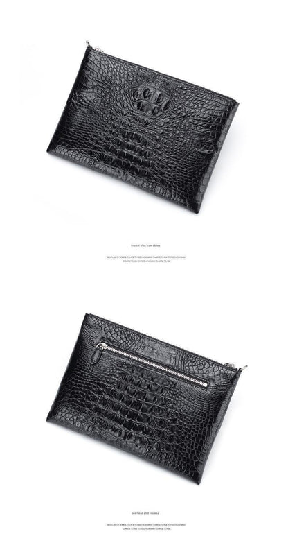 Men’s Crocodile Leather Clutch Bag