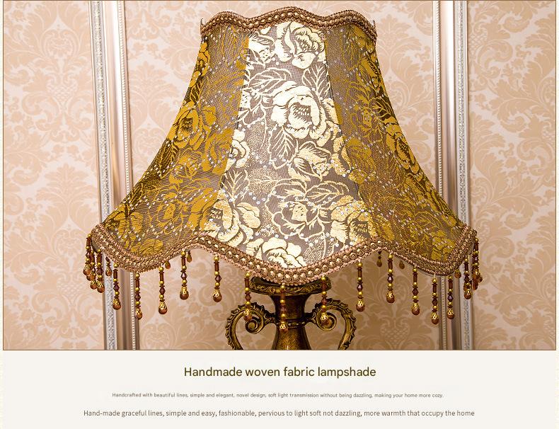 Scandinavian retro table lamp for bedroom