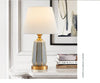Minimalist ceramic touch table lamp for bedroom