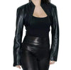 Genuine Leather Short Jacket Women