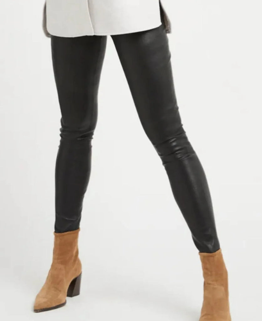 Genuine leather leggings women premium tailored fit pants