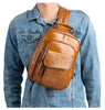 Real Leather Retro Mini Backpack