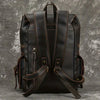Leather Backpack Large Capacity Vintage Crazy Horse