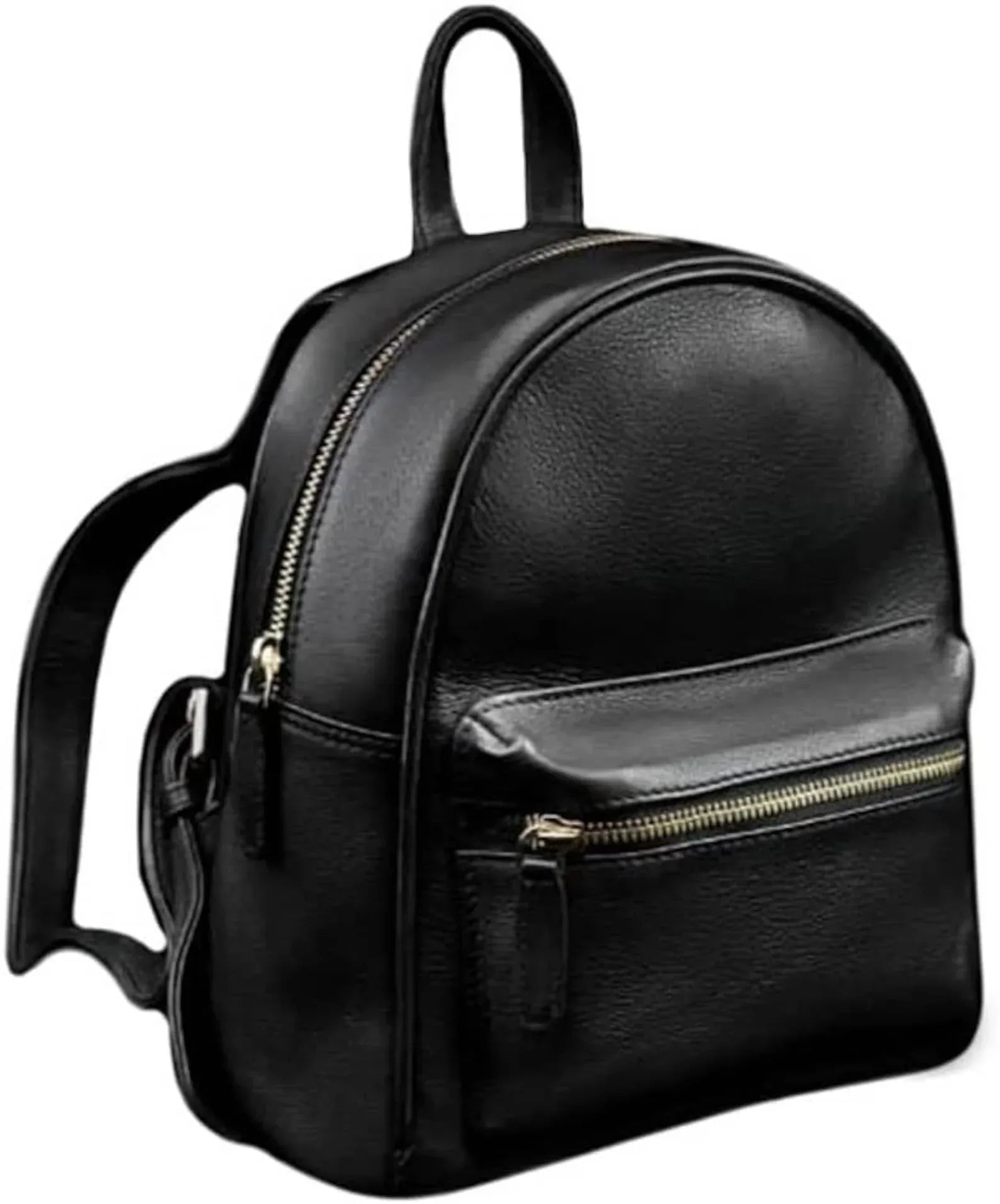 genuine leather backpack unisex travel