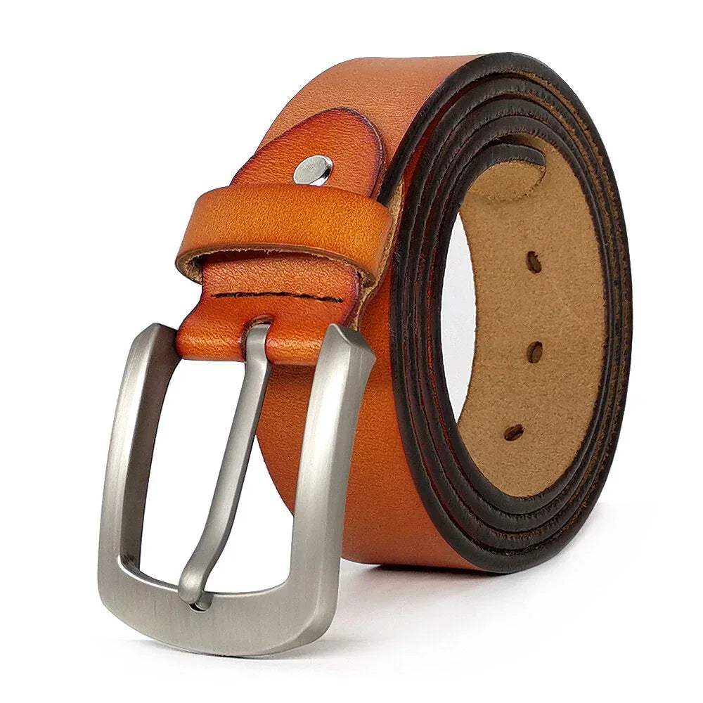 Genuine Leather Belt for Men Dress Pants Belt