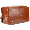 Men's Genuine Leather Weekender Duffel Bag