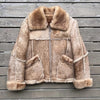 Men's Genuine Fur Suede Leather Jacket