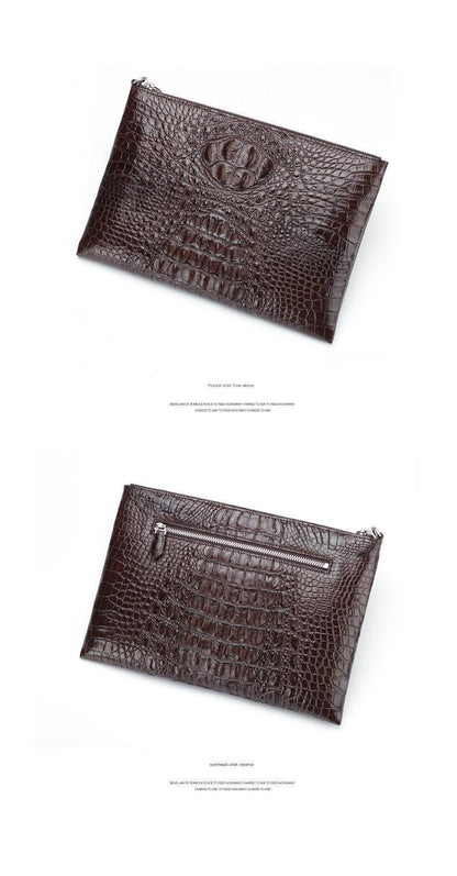 Men’s Crocodile Leather Clutch Bag