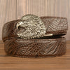 Men’s Full Grain Leather Belt with Eagle Buckle
