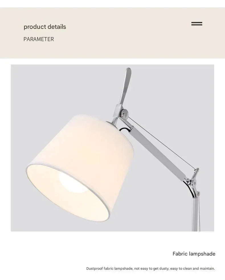 Adjustable Italian Swing Arm Wall Light