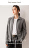 Women’s 100% Pure Cashmere Lapel Zip Cardigan 2 M
