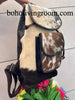 Cowhide Backpack Purse Leather Hair On Hide