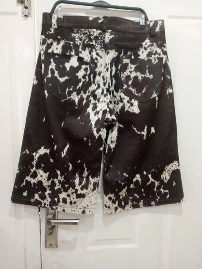 Men Cowhide Shorts – Hair On Cow Skin Shorts
