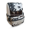 cowhide backpack purse genuine leather