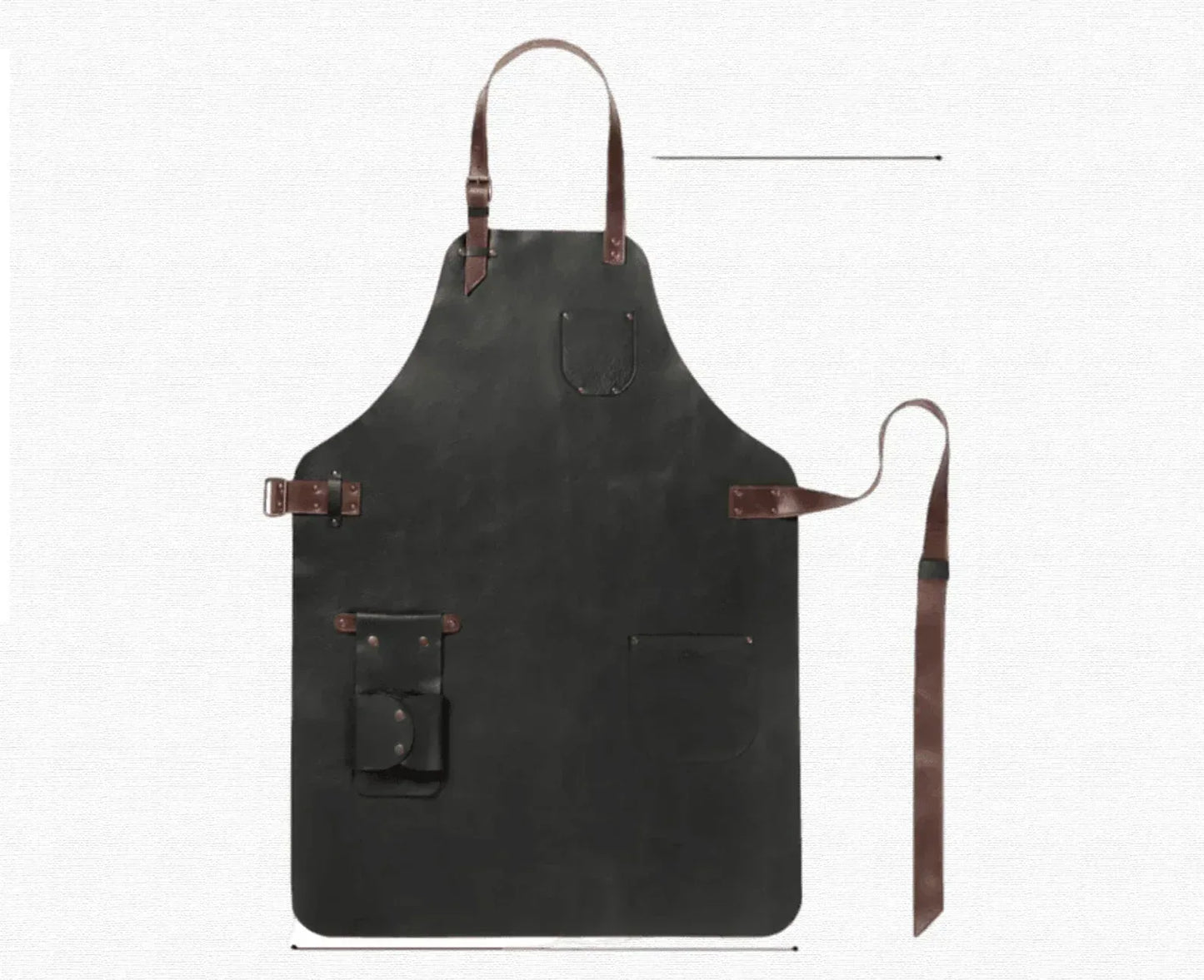 Handmade Unisex woodworking Leather Apron