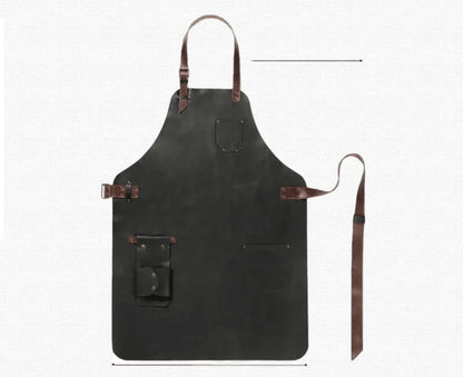Handmade Unisex woodworking Leather Apron