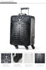 Crocodile Leather Trolley Suitcase for Business & Travel