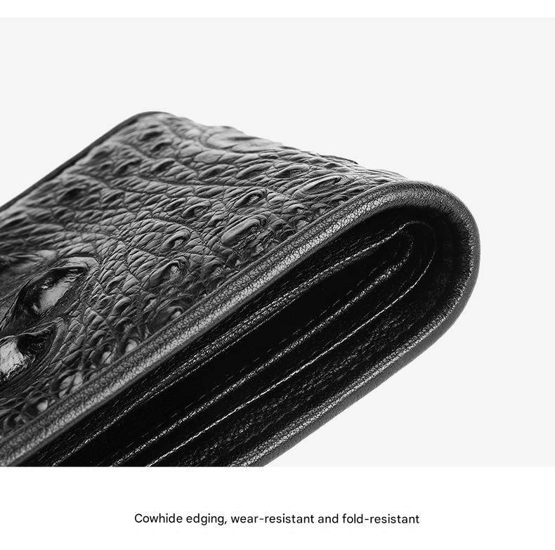 Men’s Genuine Crocodile Leather Wallet