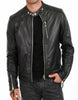 Genuine leather jacket black