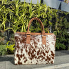 Western Style Tote Cowhide Bag for Women