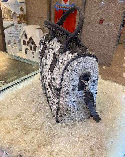Cowhide Purse Hair-On Pony Skin Handbag