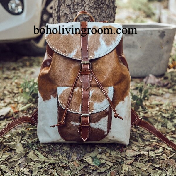 Real cowhide backpack Clearance