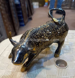 Vintage Handmade Premium Brass Bull Figurine