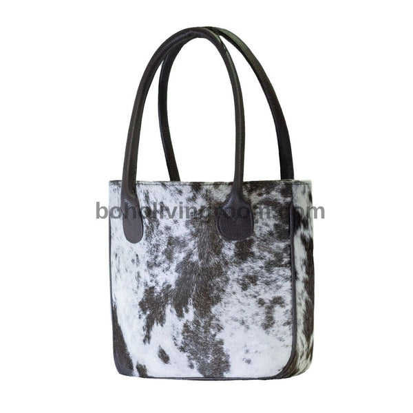 Speckled Hair On Hide Tote Purse