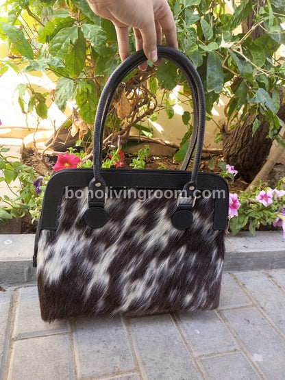 Long Hair Western Cowhide Handbag