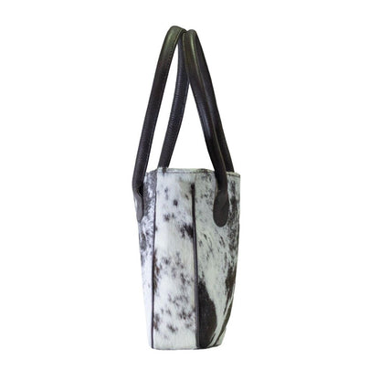 Speckled Hair On Hide Tote Purse