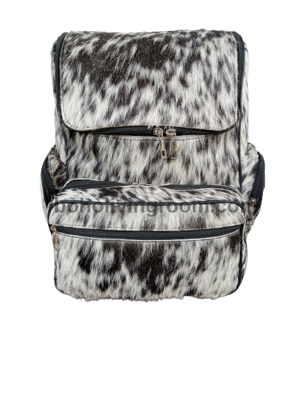 Speckled Cowhide Backpack Travel