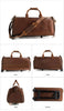 Crazy Horse Leather Trolley Garment Duffel