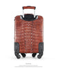 Crocodile Leather Trolley Suitcase for Business & Travel