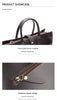 Men’s Genuine Leather Business Shoulder Handbag