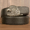 Men’s Full Grain Leather Belt with Eagle Buckle