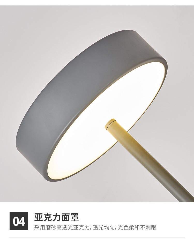 Nordic minimalist column led standing floor lamp