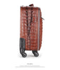 Crocodile Leather Trolley Suitcase for Business & Travel