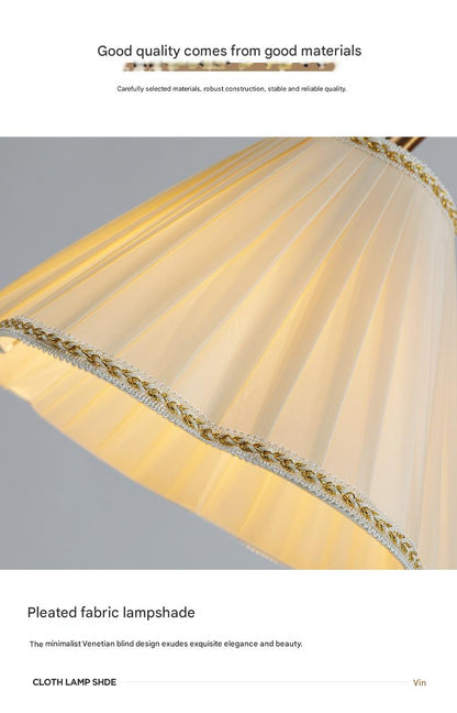 Japanese vintage arc floor lamp with fabric shade