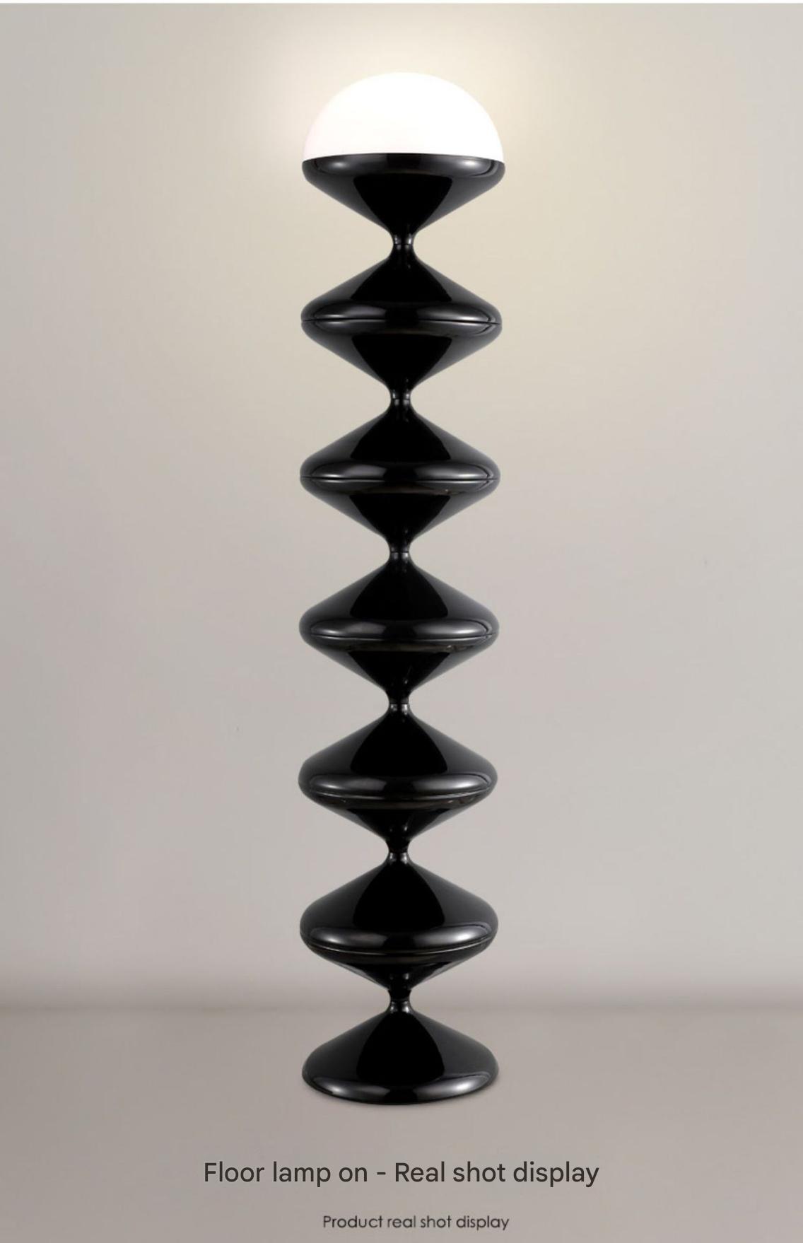 Contemporary nordic gourd floor standing lamp