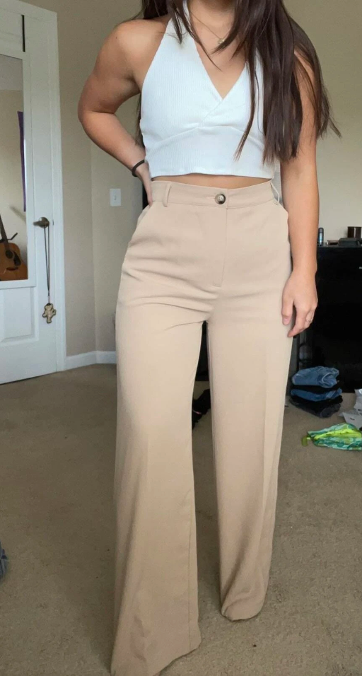 wide leg women's dress pants