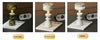 Rechargeable marble touch table lamp