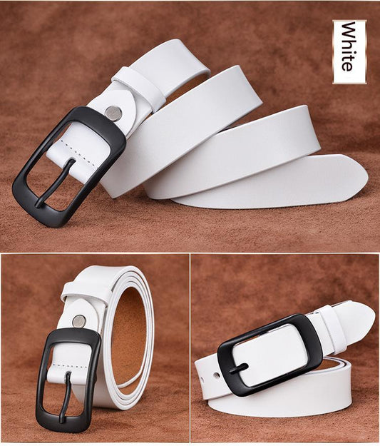 women real cowhide genuine leather belt 1 105 cm