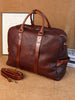mens leather travel bag large cowhide duffle weekender bag 2