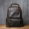 Leather backpack for men genuine leather 4