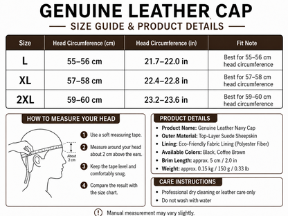 Men’s Genuine Sheepskin Winter Cap with Ear Flaps