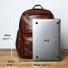 leather backpack for men mens leather laptop backpack